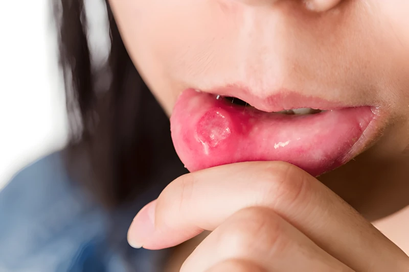 آفت دهان بعد از عصب کشی